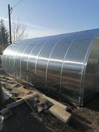 Теплица Гамма-3 Усиленная оцинкованная из квадратной трубы 40*20, каркас